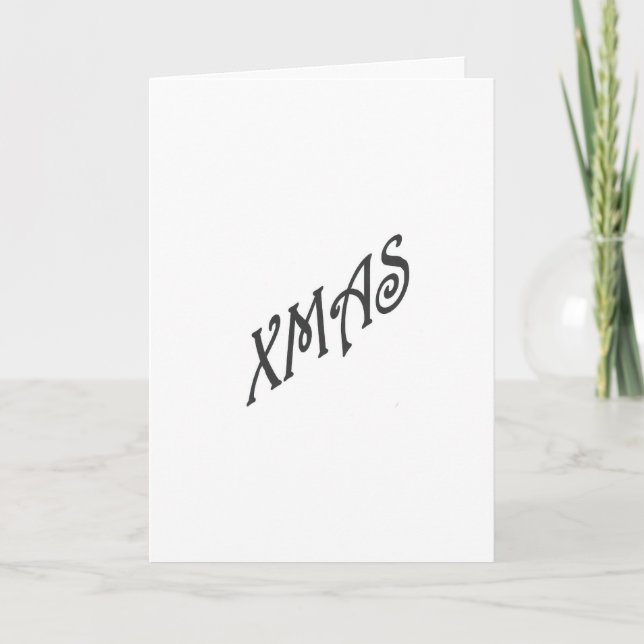 Festiva Tarjeta de Navidades ateos (Anverso)