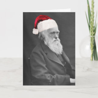 Festiva Tarjeta de Navidades ateos de Darwin - Saludos de 