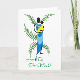 Festiva Tarjeta de Navidades Baby Jesus