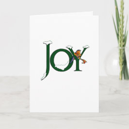 Festiva Tarjeta de Navidades Bluebird