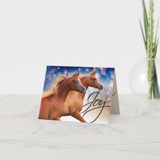 Festiva Tarjeta de Navidades BOGO Colts (Anverso)