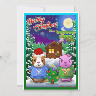 Festiva Tarjeta de Navidades Booboo Piggy 2023