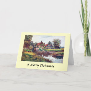 Festiva Tarjeta de navidades - Broads de Norfolk