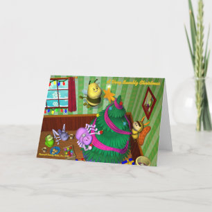 Festiva Tarjeta de Navidades Bumblz #2 - Personalizada