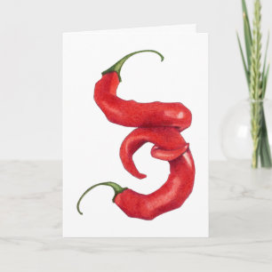 Festiva Tarjeta de Navidades calientes y picantes