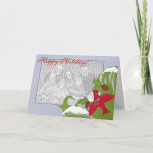 Festiva Tarjeta de Navidades cardinales