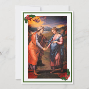 Festiva Tarjeta de Navidades católicos visitantes
