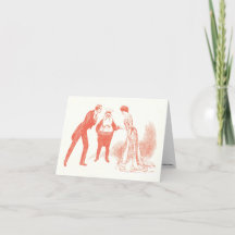 Tarjeta de Navidades Charles Dana Gibson