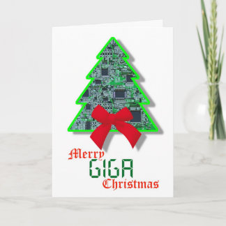 Festiva Tarjeta de Navidades cibernéticos