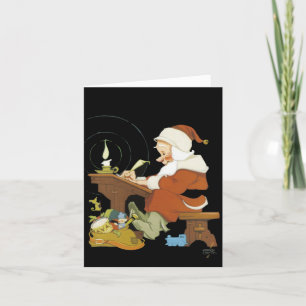 Festiva Tarjeta de Navidades clásica de subvenciones de Ve