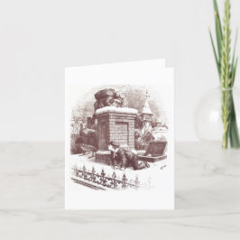 Festiva Tarjeta de Navidades clásica Thomas Nast
