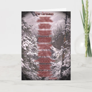 Festiva Tarjeta de navidades con poema