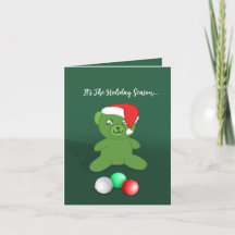 Tarjeta de Navidades con temas de Teddy