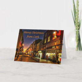 Festiva Tarjeta de Navidades Cork, Irlanda