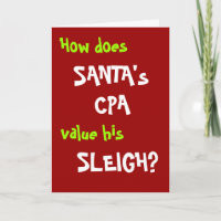 Tarjeta de Navidades CPA | Pun de contabilidad de