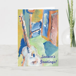 FESTIVA TARJETA DE NAVIDADES CREADORES DE GUITARRA POR RAI