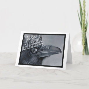 Festiva Tarjeta de Navidades Crow Magi