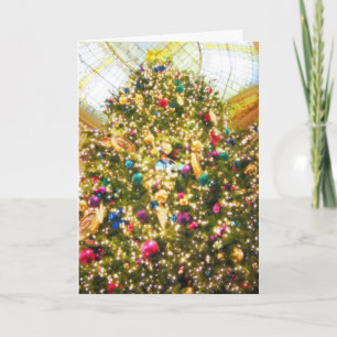 Festiva Tarjeta de Navidades Dazzle Tree