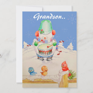 FESTIVA TARJETA DE NAVIDADES DE ABUELOS DULCES