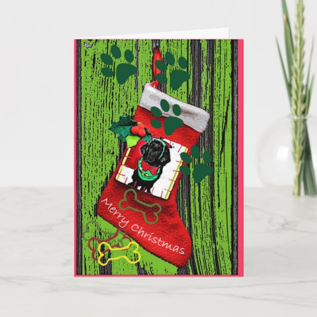 Festiva Tarjeta de Navidades de acopio de Terranova (Anverso)