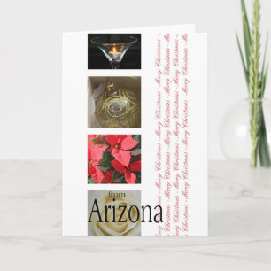 Festiva Tarjeta de Navidades de Arizona, específica del es