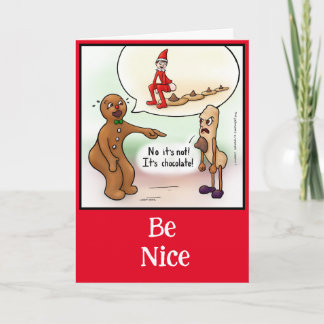 Festiva Tarjeta de Navidades de Be Nice