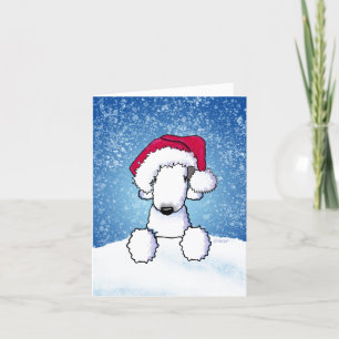 Festiva Tarjeta de Navidades de Bedlington