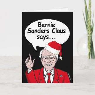 Festiva Tarjeta de Navidades de Bernie Sanders - Bernie Sa