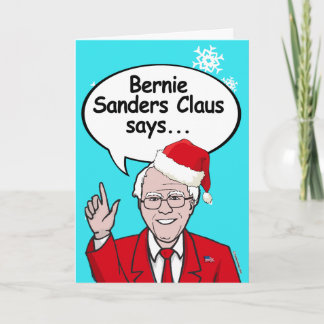 Festiva Tarjeta de Navidades de Bernie Sanders - Bernie Sa