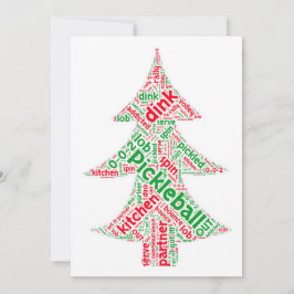 Festiva Tarjeta de Navidades de bolas de bolas