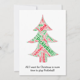 Festiva Tarjeta de Navidades de bolas de bolas
