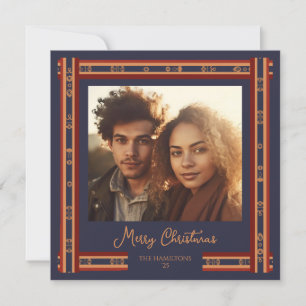 Festiva Tarjeta de Navidades de borde de cinta de plástico