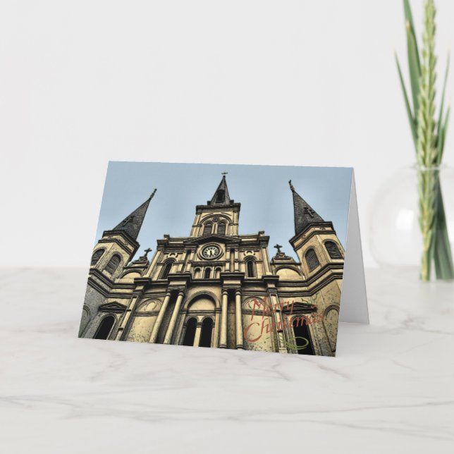 Festiva Tarjeta de Navidades de Catedral (Anverso)