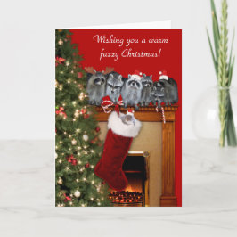 Festiva Tarjeta de Navidades de criba