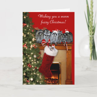 Festiva Tarjeta de Navidades de criba