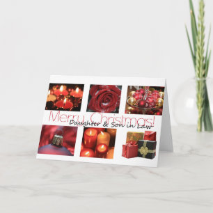 Festiva Tarjeta de Navidades de Derecho para Hija e Hijo