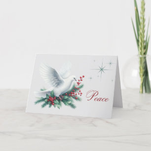 Festiva Tarjeta de Navidades de DovePeace