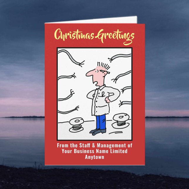 Festiva Tarjeta de Navidades de empresa eléctrica o eléctr (Subido por el creador)