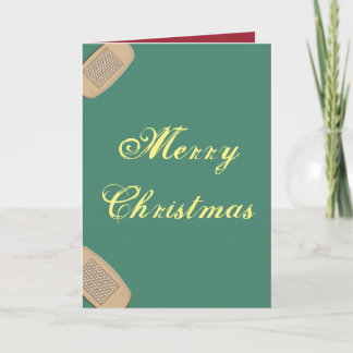 Festiva Tarjeta de Navidades de enfermería