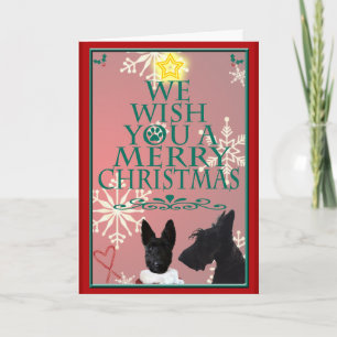 Festiva Tarjeta de Navidades de Escocia