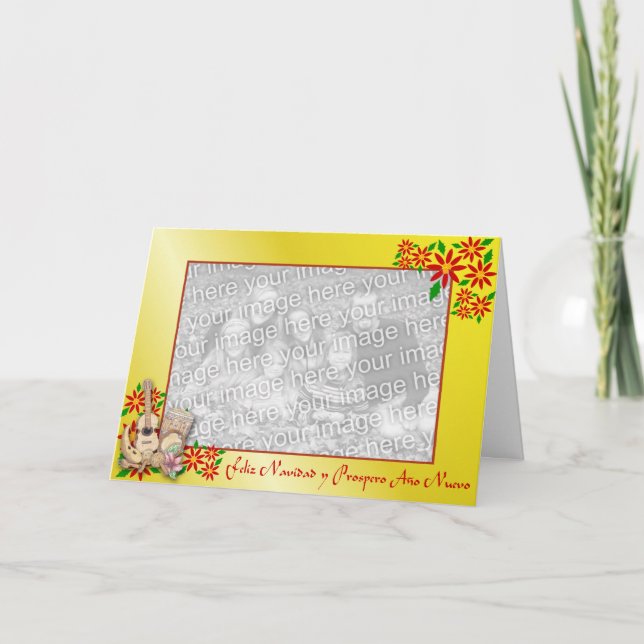 Festiva Tarjeta de Navidades de España (Anverso)