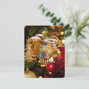 Festiva Tarjeta De Navidades De Estrella Del Este De Orden
