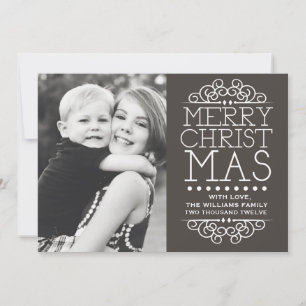 Festiva Tarjeta de Navidades de Fancy