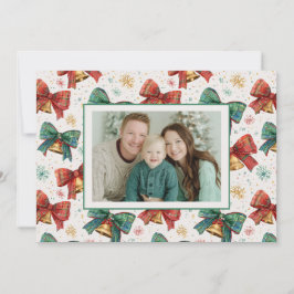 Festiva Tarjeta de Navidades de fotografía de arcos de are