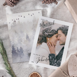 Festiva Tarjeta de Navidades de fotos con nombre de script