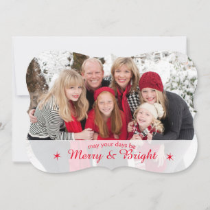 Festiva Tarjeta de Navidades de fotos familiares de Person