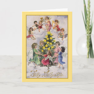 Festiva Tarjeta de Navidades de Frohe Weihnachten de Alema