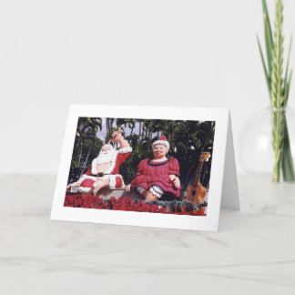 Festiva Tarjeta de Navidades de Hawái