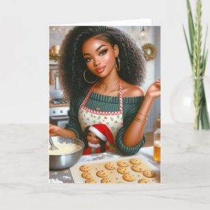 Festiva Tarjeta de Navidades de Holiday Baking