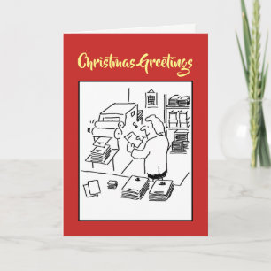 Festiva Tarjeta de Navidades de impresoras de sala de impr